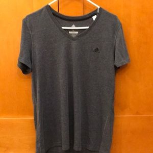 Adidas V-Neck Dark Grey